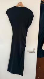 Zo goed als nieuw - zara bodycon jurk zwart met ruches, Zwart, Maat 42/44 (L), Ophalen of Verzenden, Zo goed als nieuw