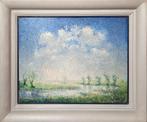 Landschap - Kunstenaar: Jacobs, Antiek en Kunst, Kunst | Schilderijen | Modern, Ophalen of Verzenden