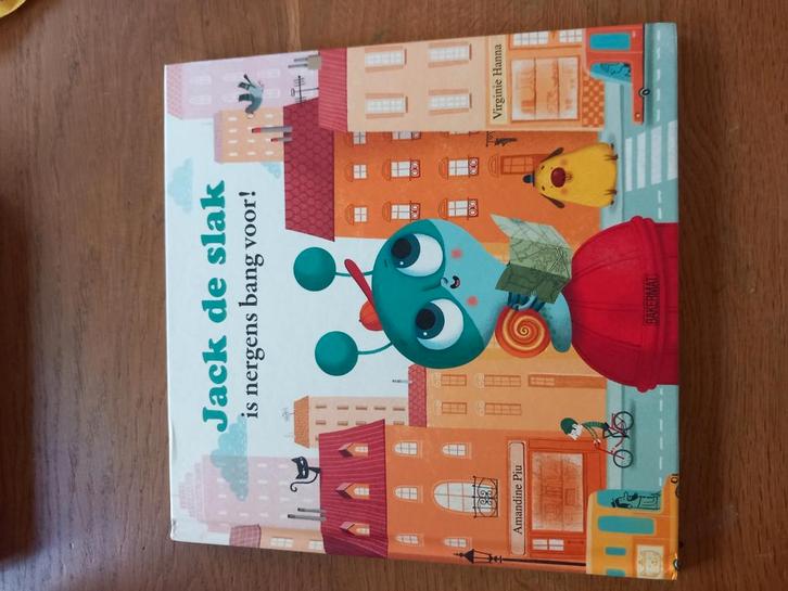 Virginie Hanna - Jack de Slak is nergens bang voor!, Boeken, Prentenboeken en Plaatjesalbums, Zo goed als nieuw, Ophalen of Verzenden