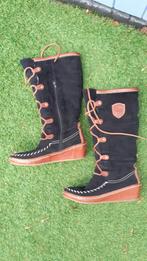 Dames laarzen Tommy Hilfiger, Hoge laarzen, Blauw, Ophalen of Verzenden, Zo goed als nieuw