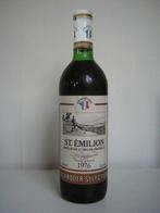 Bordeaux Saint Emilion 1976 - 50 Jaar 0ude Franse wijn, Verzamelen, Frankrijk, Nieuw, Ophalen of Verzenden, Rode wijn