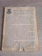 Kaptein - Mobylette Instructieboekje NL oud met manco's, Verzenden, Gebruikt