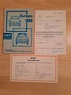 DAF auto instructieboekjes 1969, Ophalen of Verzenden