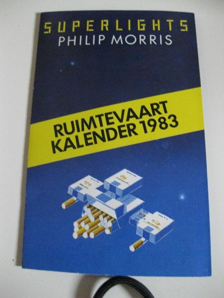Zeer nette Philip Morris Ruimtevaartkalender 1983, Verzamelen, Merken en Reclamevoorwerpen, Zo goed als nieuw, Overige typen, Ophalen of Verzenden
