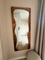 Organische houten spiegel, Ophalen, Minder dan 50 cm, Zo goed als nieuw, Minder dan 100 cm
