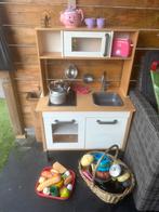 Leuke speelgoed keuken met veel toebehoren, Kinderen en Baby's, Speelgoed | Buiten | Speelhuisjes, Ophalen, Gebruikt, Hout