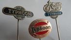 Typhoon oldtimerbromfiets spelden 3 x verschillend, Verzenden, Gebruikt, Merk, Speldje of Pin