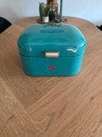 Wesco Broodtrommel - Turquoise, Ophalen of Verzenden, Zo goed als nieuw