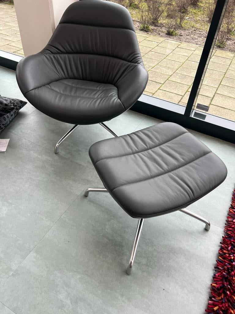 Nieuw Design on Stock Nylo Fauteuil met poef Design Stoel, Huis en Inrichting, 75 tot 100 cm, Ophalen of Verzenden, Eyye, 50 tot 75 cm