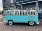 Volkswagen Kombi T1 samba bus (1975) schuifdak Mooie kleur s, Auto's, Oldtimers, Lederen bekleding, 54 pk, Zwart, Volkswagen