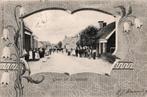 Scheemda, Groet uit met veel mensen. 4186, Verzamelen, Ansichtkaarten | Nederland, Verzenden, Voor 1920, Gelopen, Groningen
