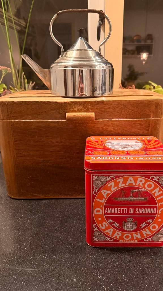 Retro /vintage fluitketeltje, Huis en Inrichting, Keuken | Servies, Gebruikt, Ophalen of Verzenden