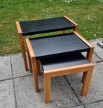 Miniset, bijzettafeltjes, Ophalen, Eikenhout, Zo goed als nieuw, Minimalistisch