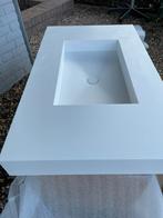 Wastafel solid surface wit nieuw, Huis en Inrichting, Badkamer | Badkamermeubels, Ophalen of Verzenden, Zo goed als nieuw, Minder dan 100 cm