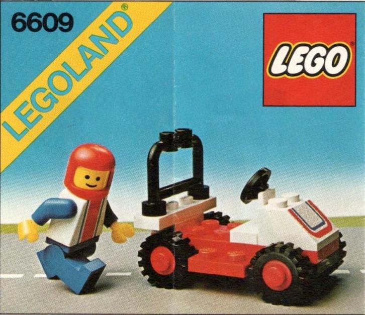 LEGO Classic Town 6609 - Race Car, Kinderen en Baby's, Speelgoed | Duplo en Lego, Gebruikt, Lego, Complete set, Ophalen of Verzenden