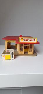 Antiek/Vintage Shell station (Duits), Antiek en Kunst, Antiek | Speelgoed, Ophalen of Verzenden