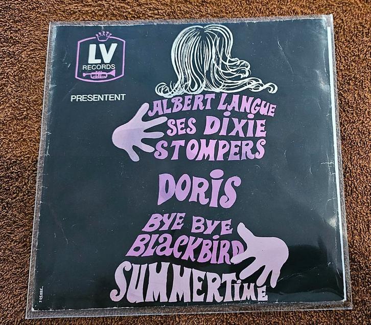 Albert Langue ses Dixie stompers Doris Single 45 t, Cd's en Dvd's, Vinyl Singles, Gebruikt, Single, Jazz en Blues, 7 inch, Verzenden