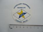 sticker oud Camping Anloo DFS Hoogezand sappemeer retro camp, Verzenden, Zo goed als nieuw, Bedrijf of Vereniging