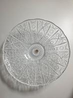 Kristallen schaal, Huis en Inrichting, Woonaccessoires | Schalen en Manden, Ophalen, Zo goed als nieuw, Rond, Glas