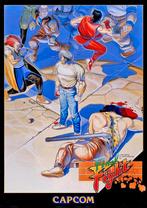 FINAL FIGHT Capcom Retro Arcade Console POSTER, Vechten, 1 speler, Nieuw, Ophalen of Verzenden