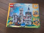 Nieuw 31168 middeleeuws kasteel met ridders te paard lego cr, Ophalen of Verzenden, Nieuw, Complete set, Lego