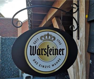 Dubbelzijdig WARSTEINER UITHANGBORD
(incl. beugel) beschikbaar voor biedingen