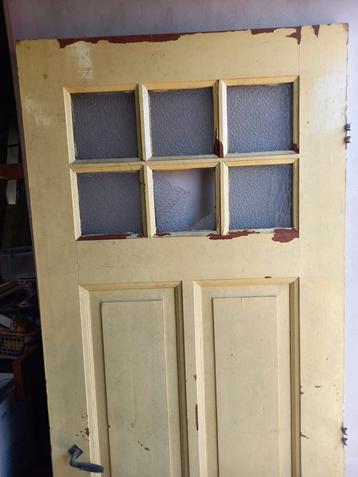 Mooie oude binnendeur uit de jaren 30? 2105 x 825mm beschikbaar voor biedingen