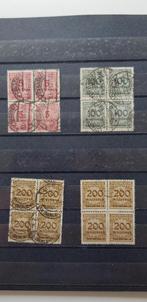 Postzegels Duitsland Duitse Rijk inflatie, Duitse Keizerrijk, Verzenden, Gestempeld