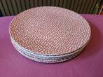Borden melamine 6x, Hema, groot, ideaal voor pannenkoeken, Huis en Inrichting, Keuken | Servies, Ophalen of Verzenden, Overige materialen