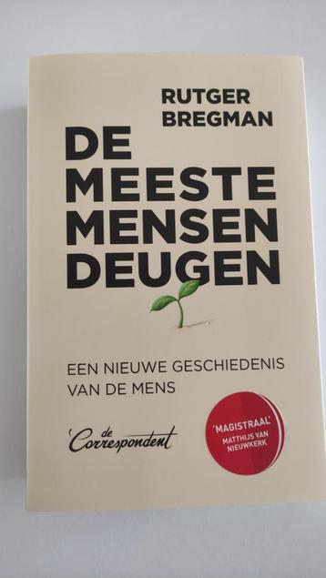 De meeste mensen deugen - Rutger Bregman beschikbaar voor biedingen