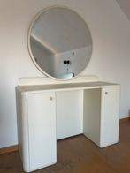 Kast met spiegel, Ophalen of Verzenden, Gebruikt, Hout, 100 tot 150 cm