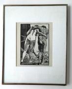 Clement Serveau (1886-1972) Houtgravure I, Antiek en Kunst, Ophalen of Verzenden