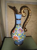 mooie kleurrijke vaas h  bequet gesigneerd, Ophalen of Verzenden