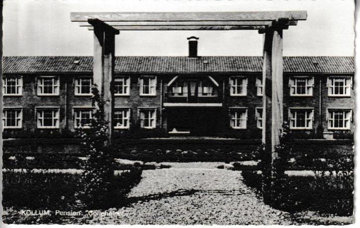 KOLLUM - PENSION COLLEHEIM, Verzamelen, Ansichtkaarten | Nederland, Ongelopen, Friesland, Ophalen of Verzenden