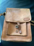 Vintage tas leer, Sieraden, Tassen en Uiterlijk, Tassen | Damestassen, Ophalen of Verzenden, Gebruikt, Bruin, Handtas
