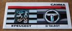 brochure Peugeot Talbot modellenprogramma  1986, Ophalen of Verzenden, Nieuw, Overige merken