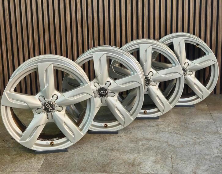 Nette 17" Orig AUDI Q5 A5 A6 A8 Velgen 5x112 Tiguan, Auto-onderdelen, Banden en Velgen, Velg(en), 17 inch, Personenwagen, Gebruikt