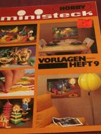 Ministeck Vorlagen heft 9 -  11 prachtige stillevens, Hobby en Vrije tijd, Ministeck, Ophalen of Verzenden, Zo goed als nieuw