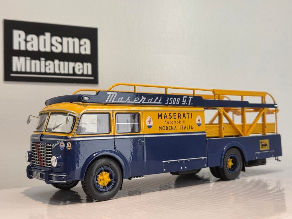 Fiat 642 RN2 Bartoletti Maserati racetransporter - 1:43 Ixo, Overige merken, Ixo, Auto, Nieuw
