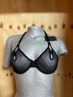 Marlies Dekkers halter bh maat 80b - 80c peekaboo balcony, Marlies Dekkers, Zwart, BH, Verzenden