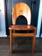 Vintage deense grenen stoel, Ophalen, Gebruikt, Bruin, Deens vintage
