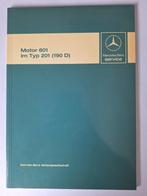 Technisch handboek Mercedes 190 D motor 601  uit 1983, Ophalen of Verzenden