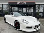 Porsche Boxster S 3.4 310PK Techart|Sportchrono|Pdc|Navi|Cru, Auto's, Porsche, Achterwielaandrijving, Zwart, Cabriolet, Wit