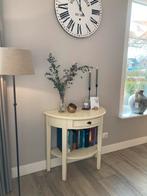 Halfronde Tafel - 80x40 cm, Huis en Inrichting, Tafels | Sidetables, Ophalen, Gebruikt, 50 tot 100 cm, Overige vormen