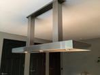 Hanglamp RVS 140 cm lang voor kookeiland, keuken, werkbank., Modern, Gebruikt, Metaal, Ophalen