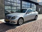 Mercedes-Benz C-klasse 180 | 1/2 Leer | Autm | Navi | Clima, Automaat, Zwart, Start-stop-systeem, Bedrijf