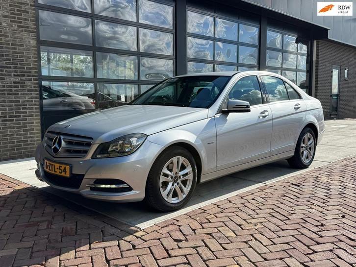 Mercedes-Benz C-klasse 180 | 1/2 Leer | Autm | Navi | Clima, Auto's, Mercedes-Benz, Bedrijf, Te koop, C-Klasse, ABS, Airbags, Airconditioning