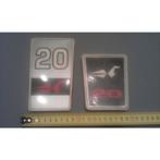 2x Gebruikte motorkap embleem (voor+achter) voor 20 Johnson, Watersport en Boten, Ophalen of Verzenden, Nieuw, Motor en Techniek