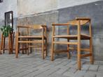 Set Deens Design Hans Wegner PP209 Eiken Eetkamer Stoelen