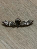 Zilveren wing parachutisten, Ophalen of Verzenden, Luchtmacht, Amerika, Embleem of Badge